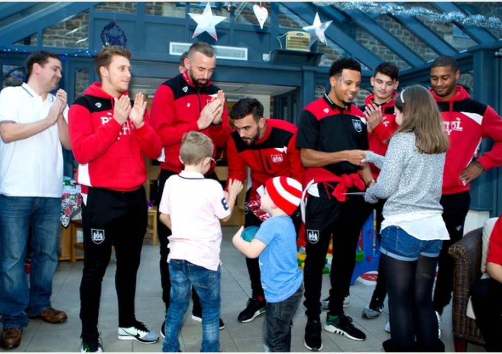 Bristol City FC players visit Childrens Hospice South West.JPG