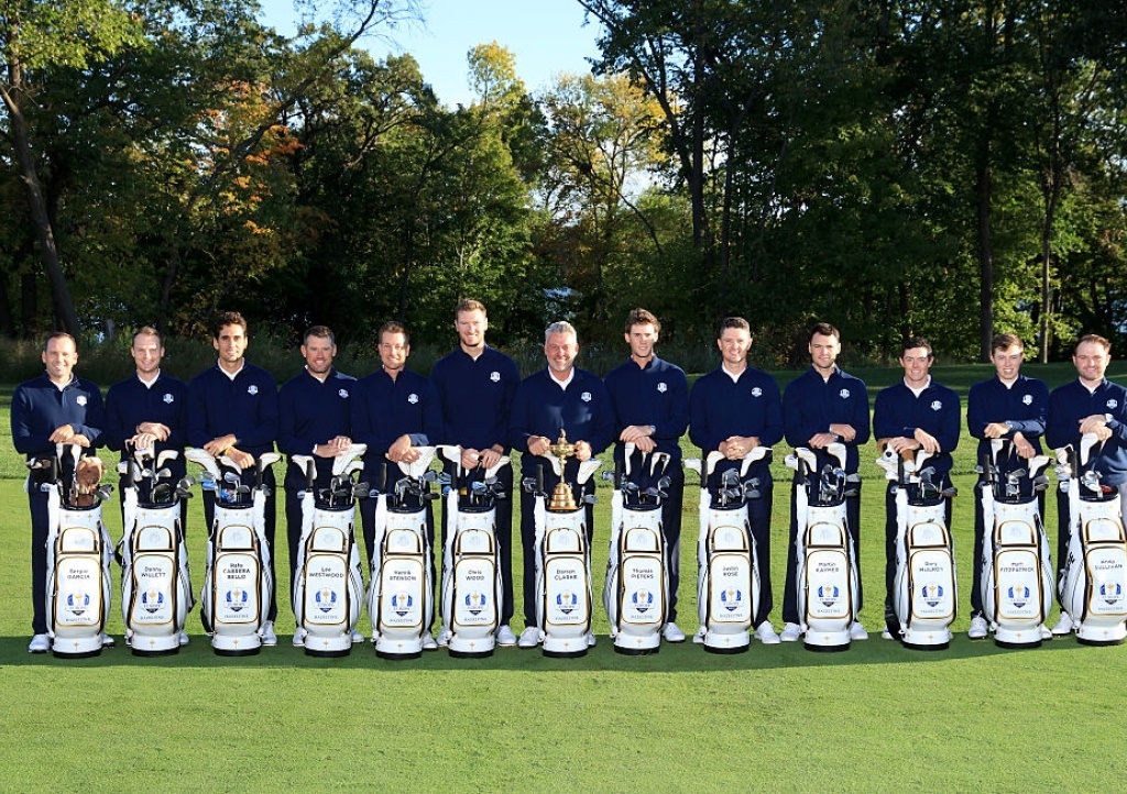 Chris Wood and the 2016 European Ryder Cup team