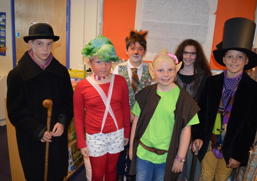 Constantine School fancy dress for Roald Dahl centenary