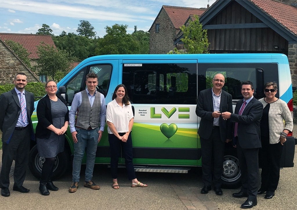LV= Brokers present CHSW with bespoke minibus