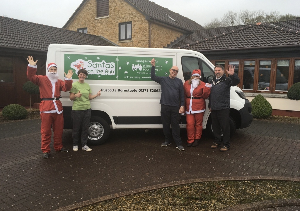 Santa on the Run Truscotts Van