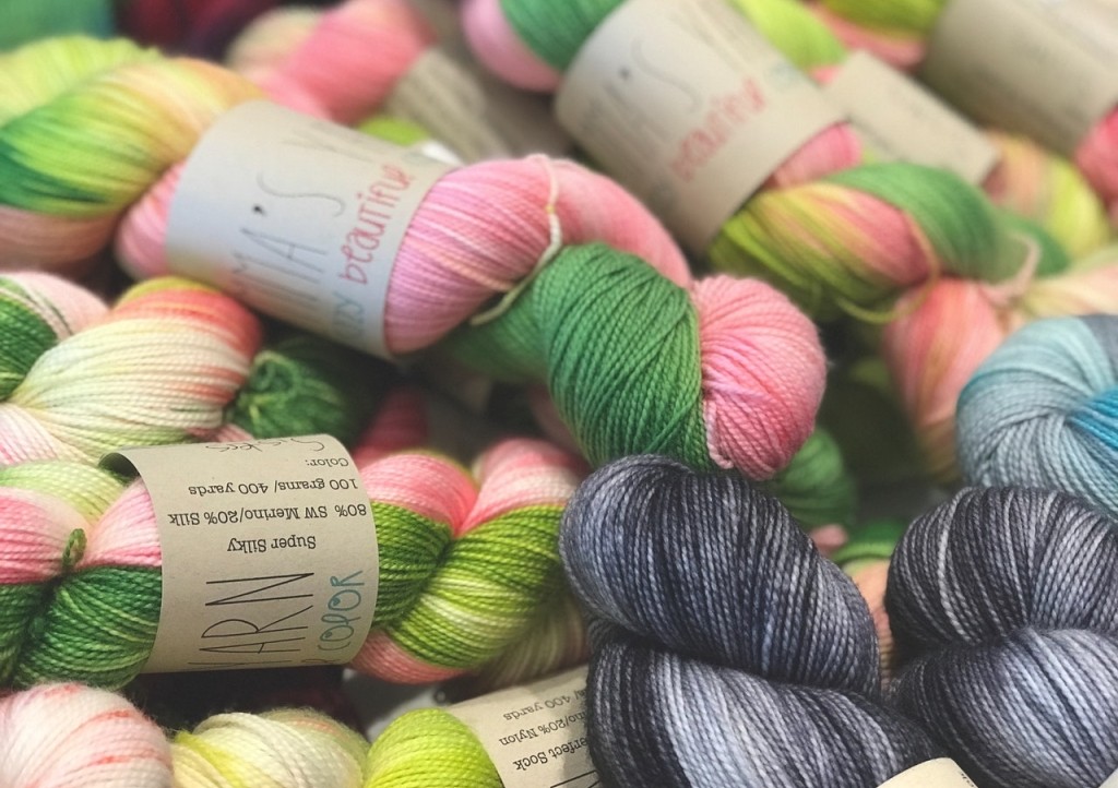 Colourful balls of wool