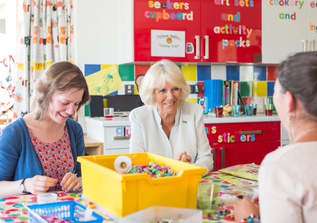 Camilla Duchess of Cornwall visits CHSW’s Little Harbour hospice in 2013