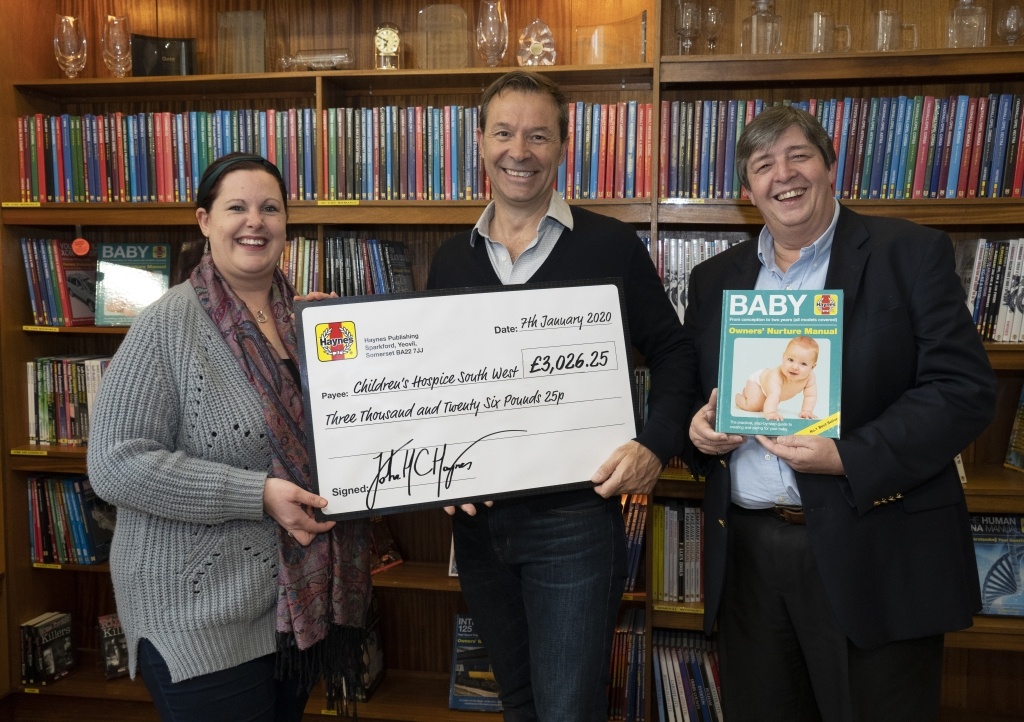 Haynes-Publishing-present-cheque