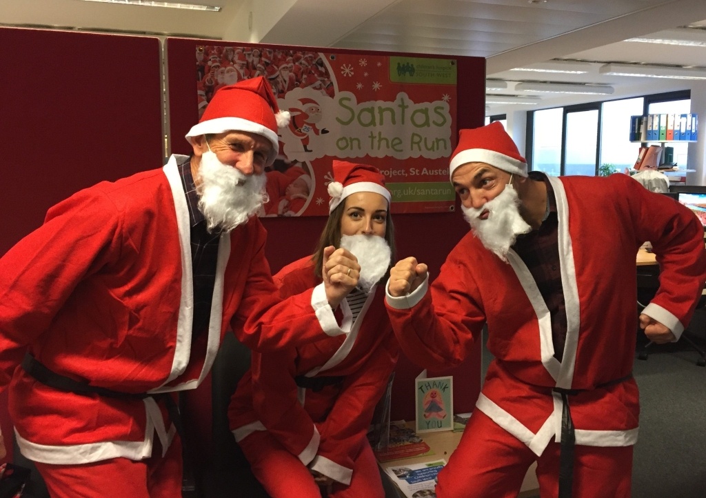 Bright Solicitors dressed as Santa and ready to run 19km for CHSW