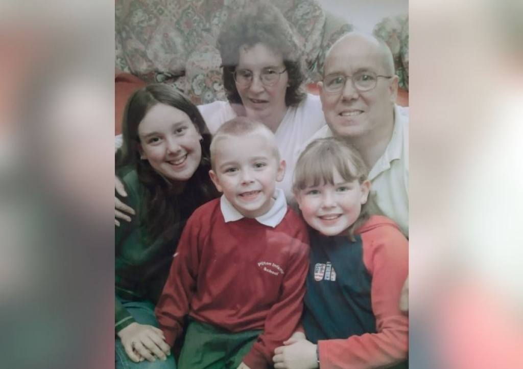 Rick Dean and family: Rick, Julie, Kierran and Rick’s daughters Gemma and Leanne