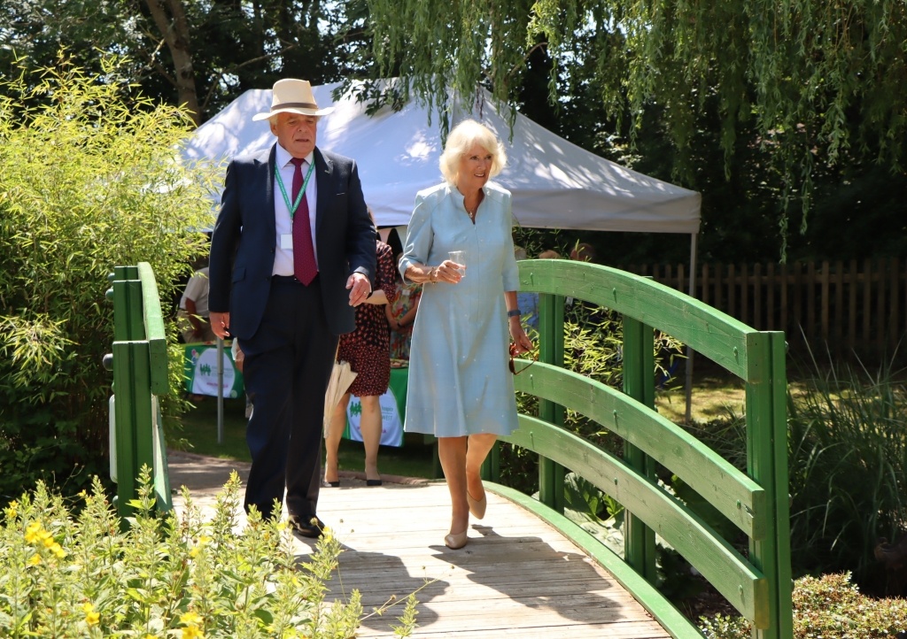 The Duchess of Cornwall is taken on a tour of CHSW Little Bridge House children’s hospice