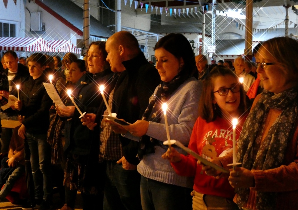 The Light Up a Life service at Bideford Pannier Market. Picture by Graham Hobbs