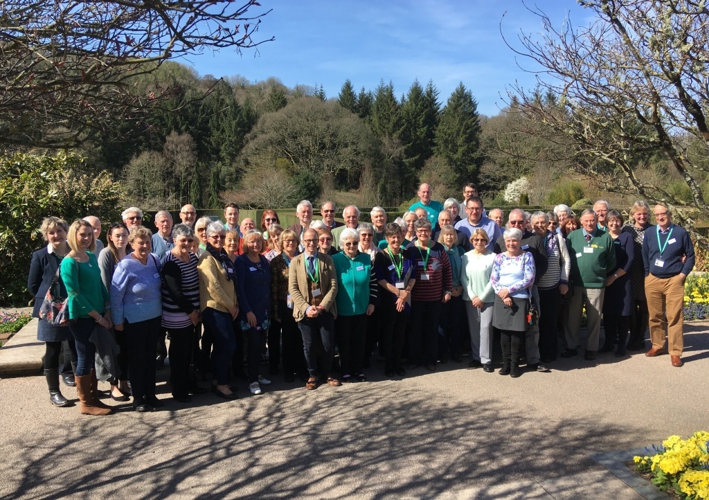 At the 2019 Children's Hospice South West Friends Group Conference at Great Torrington’s RHS Rosemoor 