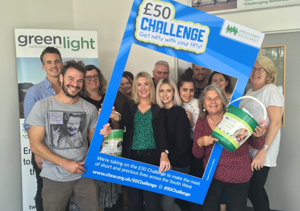 Green Light colleagues all got on board with £50 Challenge