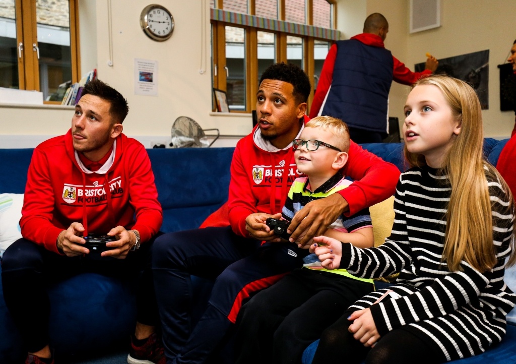 Josh-Brownhill-with-Korey-Smith-and-children-at-CHSW