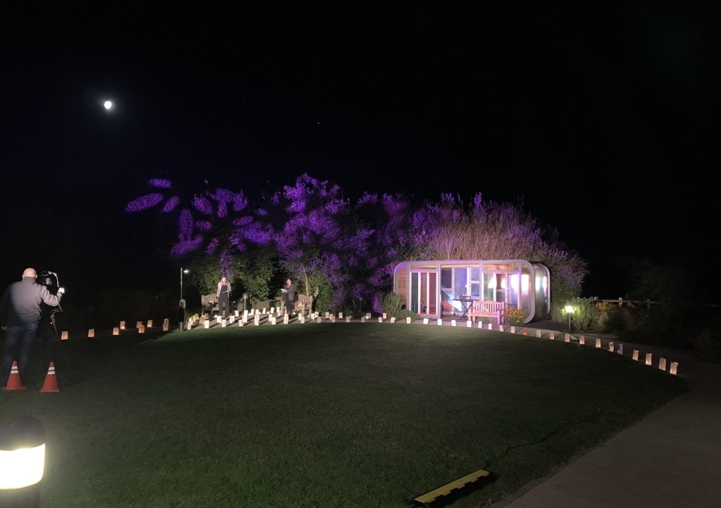 Memories by Moonlight memory ceremony filmed at Little Harbour