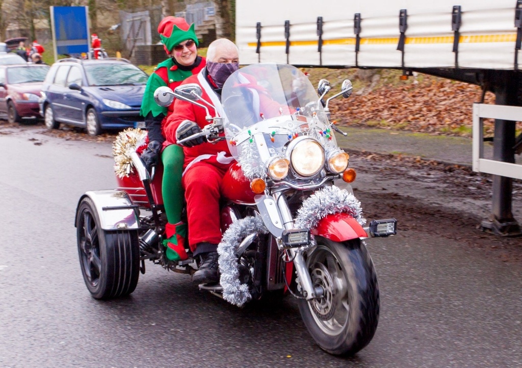 Santas on a Bike will be a little different this year