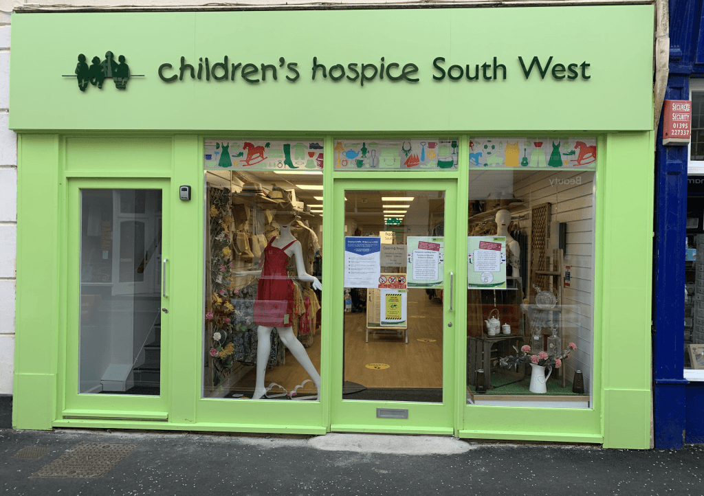 The new CHSW shop in Fore Street, Sidmouth, is on the look-out for volunteers