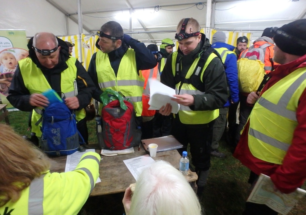 Teams check in for the 27th annual Rotary StarTrek Challenge on Exmoor