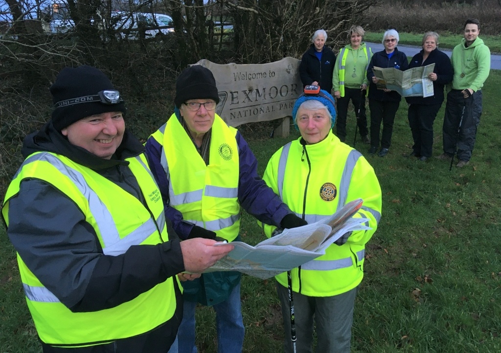 Ilfracombe Rotary Club, with CHSW fundraisers