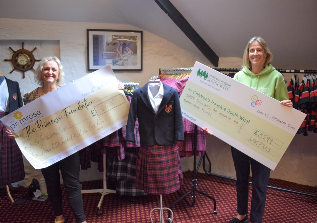 2 charity donations from Tavistock Pop-Up Shop