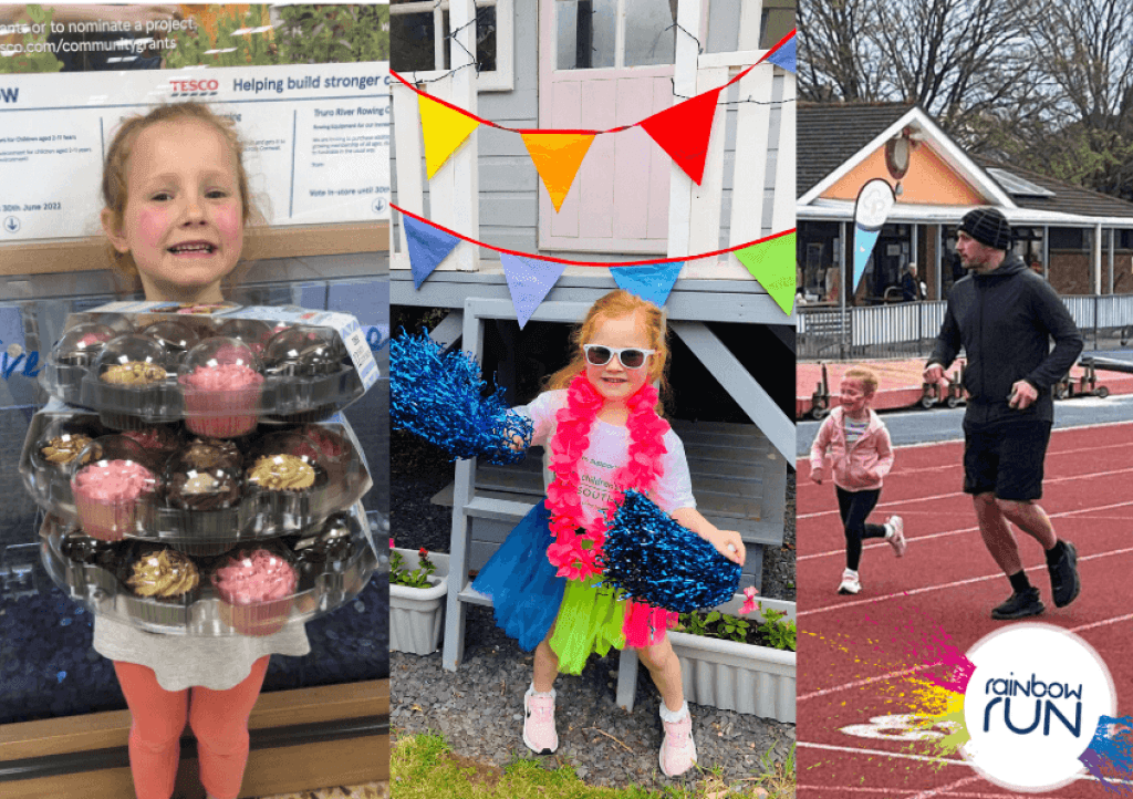 Sienna has been embracing the fundraising and the training ahead of the Rainbow Run