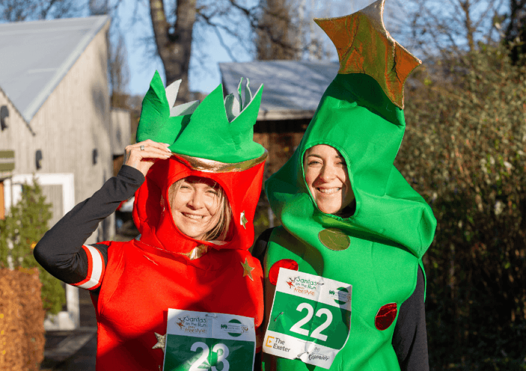 Freestyle festive fundraisers dressed for the occasion 