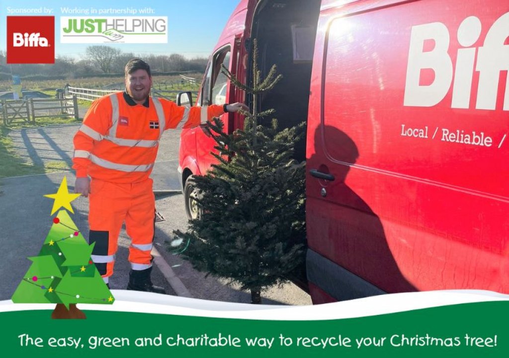 Children’s Hospice South West has joined forces with Biffa to collect and recycle Christmas trees