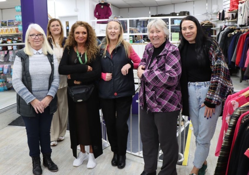 Manager Wendy Roberts and the team at the new-look Children’s Hospice South West shop in Brixham