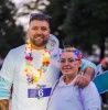 Man and woman with light up accessories at Moonlight Memory Walk