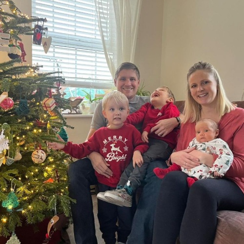 Ethan's Family at Christmas