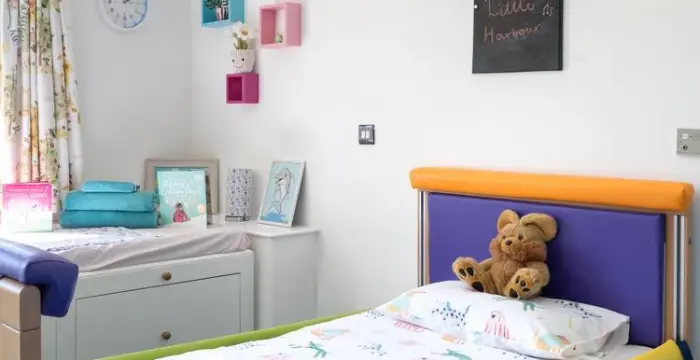 Child's bed at Little Harbour