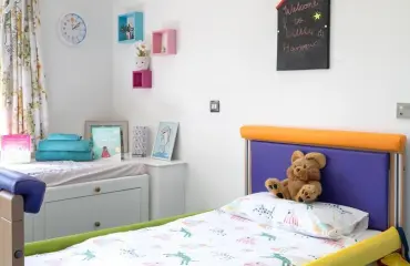 Child's bed at Little Harbour